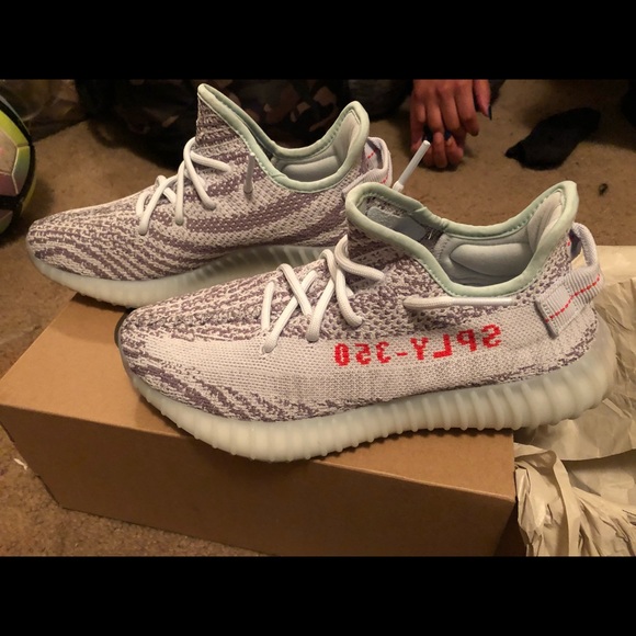 adidas Yeezy Boost 350 V2 Blue Tint - Picture 2 of 7